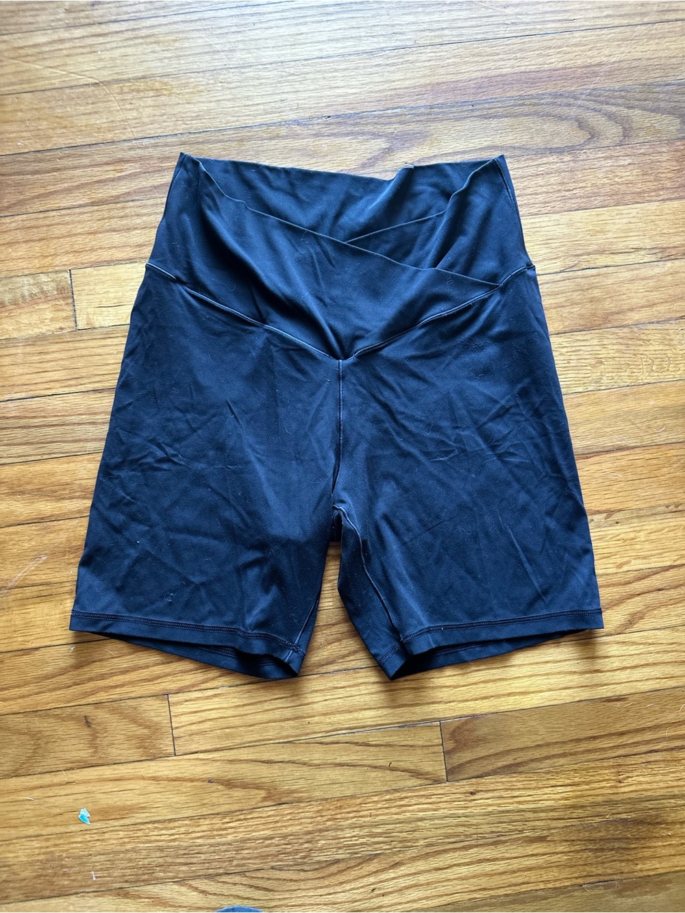 OFFLINE by Aerie Real Me Crossover High Waist Bike Shorts Black XL